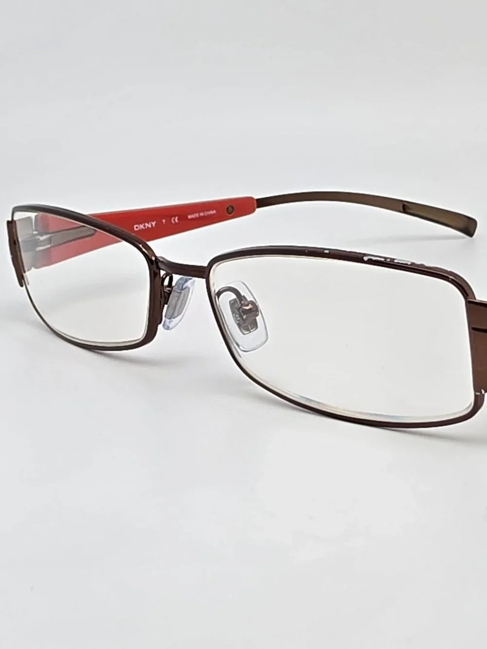 DKNY DY5570 1034 Bronze on Orange Eyeglasses Frame w/ Flexhinge 52-16-135